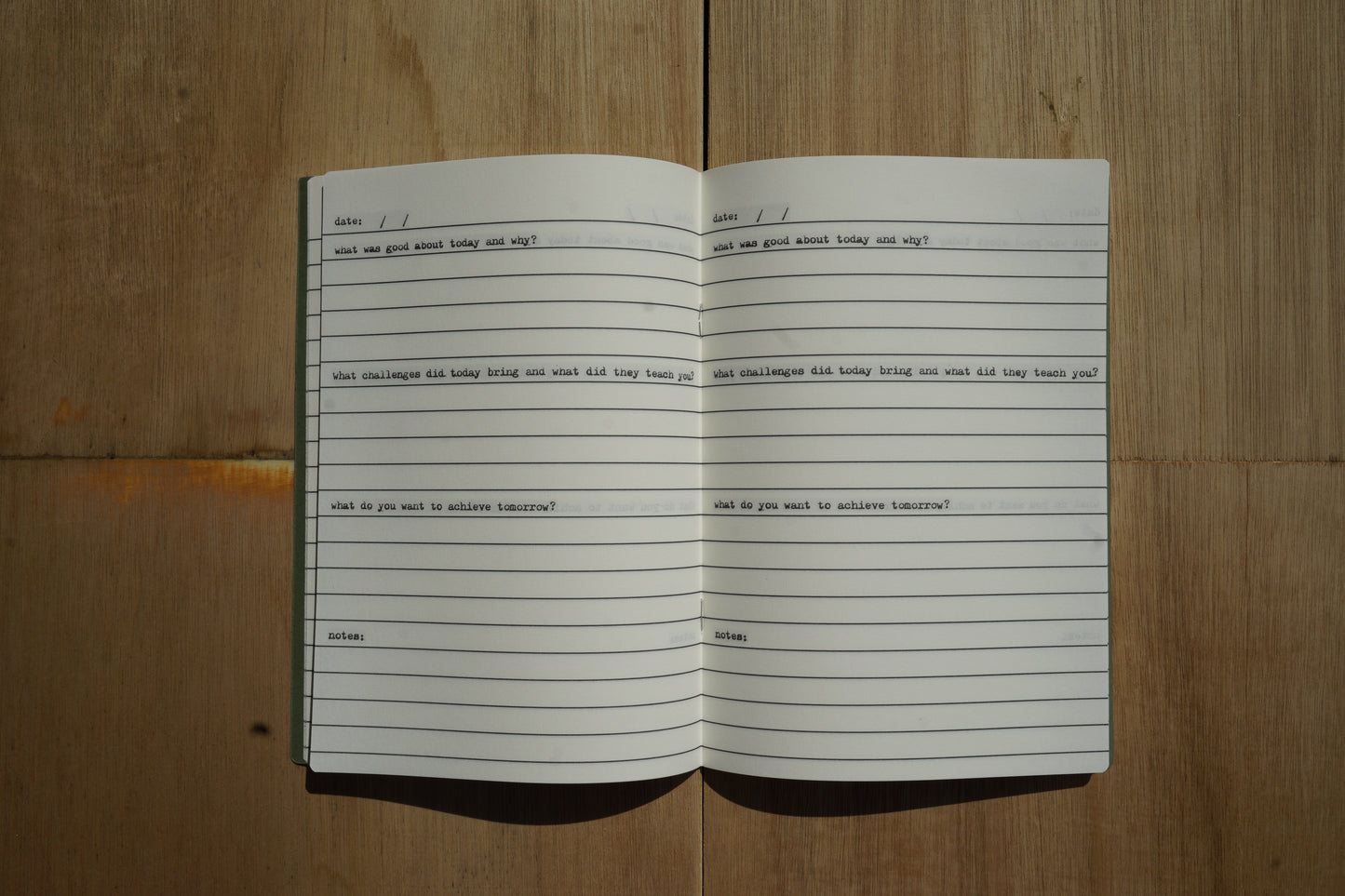 Journal Refill Booklet (6-pack/1-year)